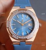 AAA Swiss Copy Vacheron Constantin Overseas Lady 33mm Small Watch Sky Blue Dial